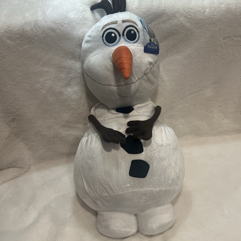 OLAF Disney Frozen 2 Plush 24" Snowman Large Pillow Bed Decor Stuffed Animal Toy